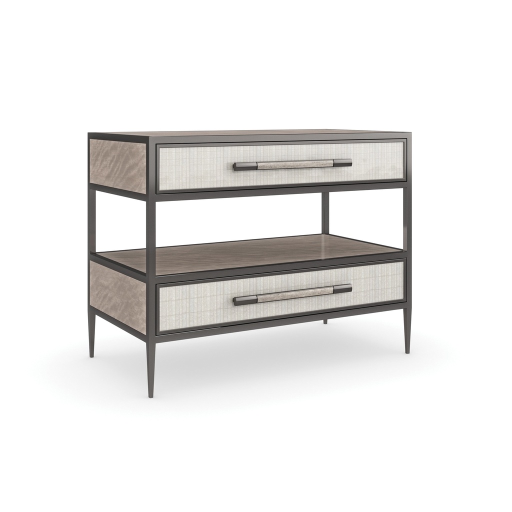 Dual Impressions Nightstand