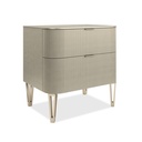 True Love 26" Nightstand Gold
