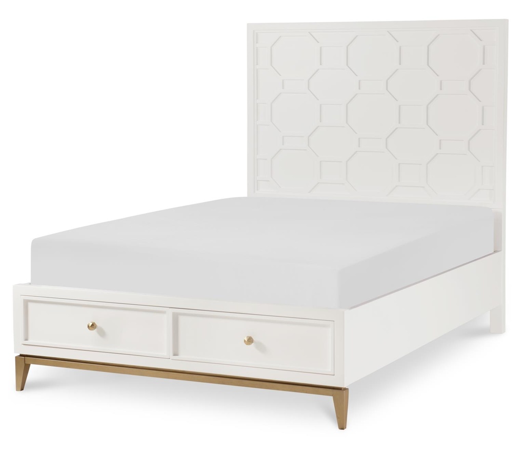 Chelsea Storage Footboard w/ Slat Roll, Full (2 Drawers)