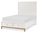 Chelsea Complete Panel Bed w/ Storage Footboard, Full