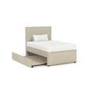 LQ47, Argenta, Classic Upholstered Trundle Bed