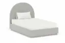 Braga, Modern Upholstered, Standard Frame with Arched Headboard, and Floating Base