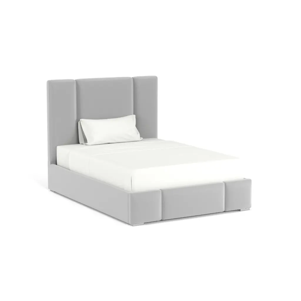 LQ42, Moscow, Three Panel Upholstered Bed