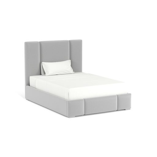 Moscow, Three Panel Upholstered Bed