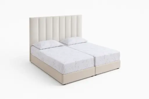 Bali, Single Headboard Upholstered Bed 