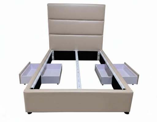 [#321BED] Mexico, Urban Storage Bed with Panel Headboard