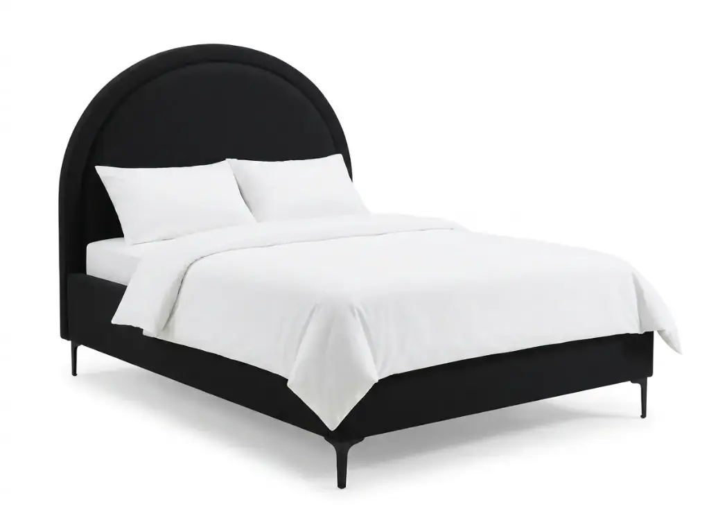 LQ324, Krakow, Elegant Arc Bed, Standard frame, Acrylic legs