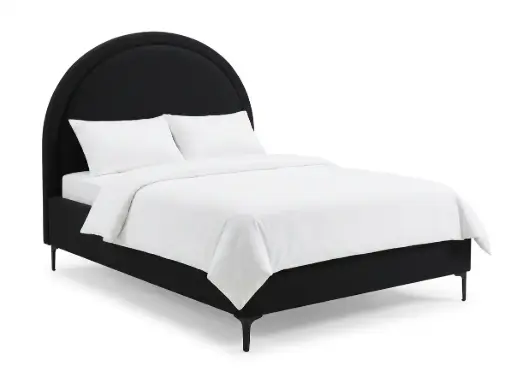 LQ324, Krakow, Elegant Arc Bed, Standard frame, Acrylic legs