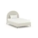 Rubi, Upholstered Platform Bed with Arched Back, with Legs, Standard Frame