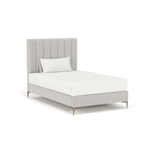 [#315BEDB] Atri, New Vertical Panel, Upholstered Bed